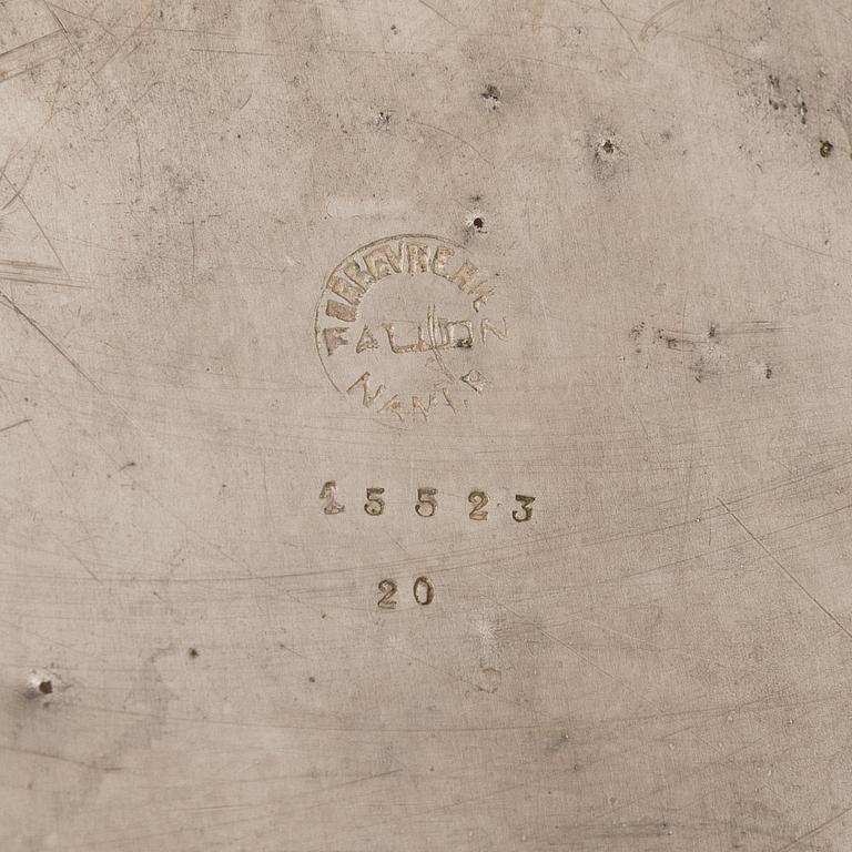 A silver plated brass Charles Heidsieck Champagne cooler.