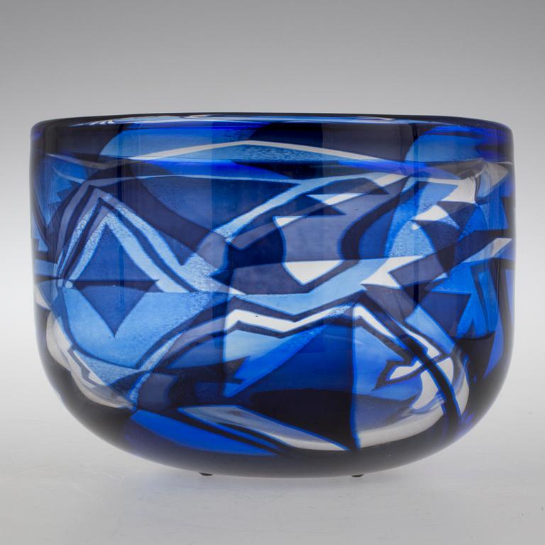 SKÅL, glas. Eva Englund, Orrefors, Graal, 1988.