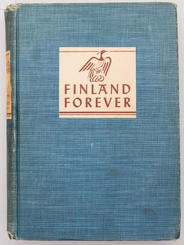 Four books of which two with Loja och Eliel Saarinen's Ex-Libris by Erik O.W. Ehrström, two given as gifts to Saarinen.