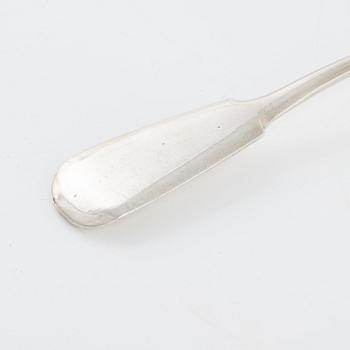 A Russian Silver Serving Spoon, Moscow 1890.