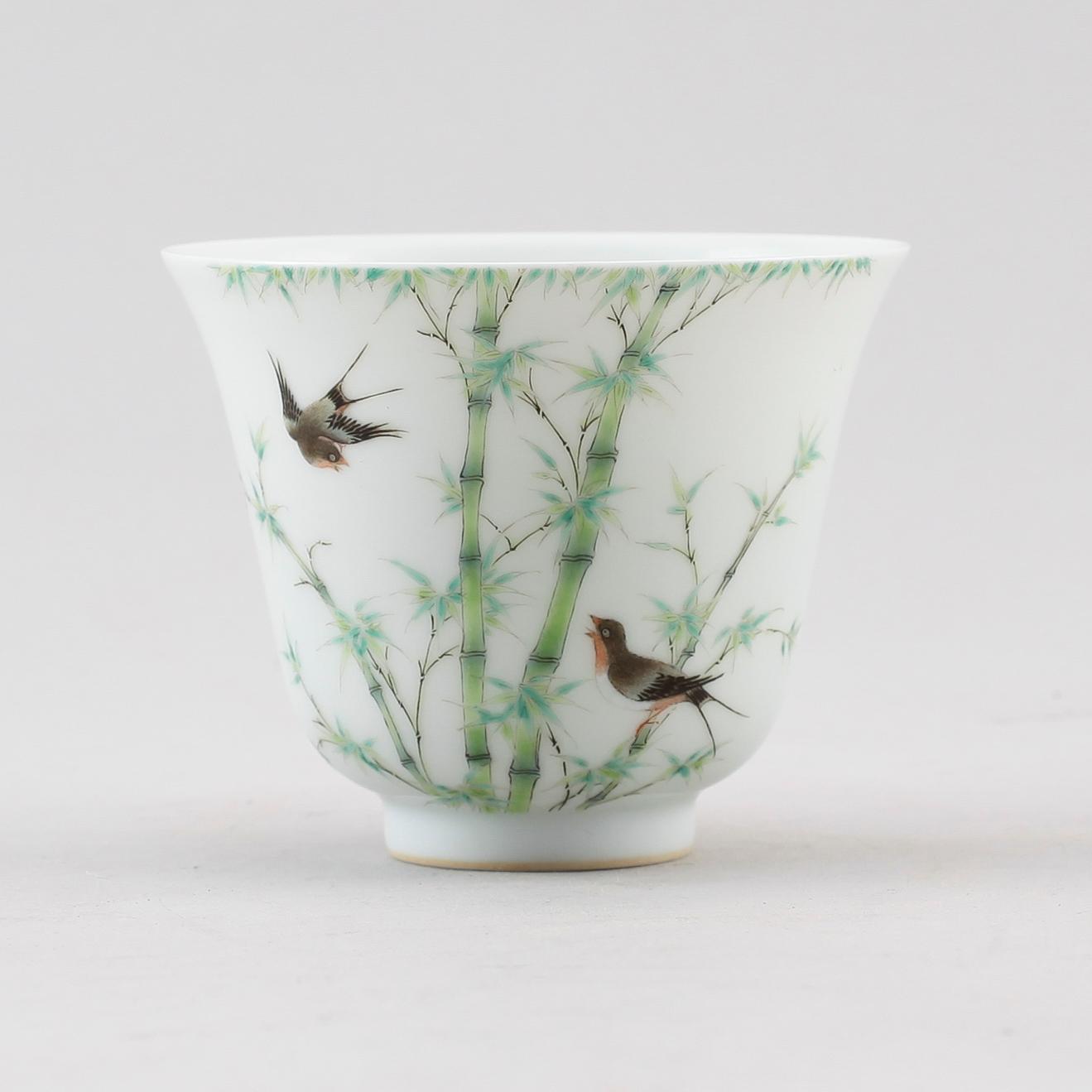 KOPP. porslin, Kina, troligen 1900-tal.