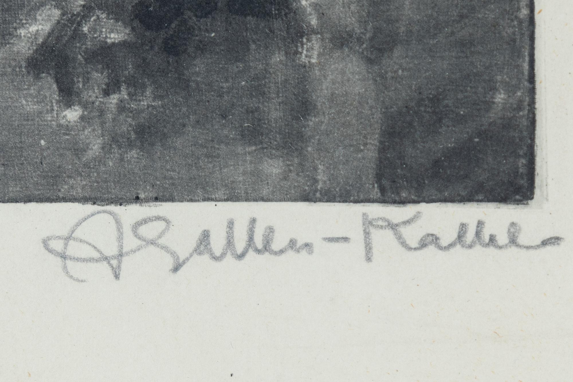 Akseli Gallen-Kallela, heliogravure, signed.