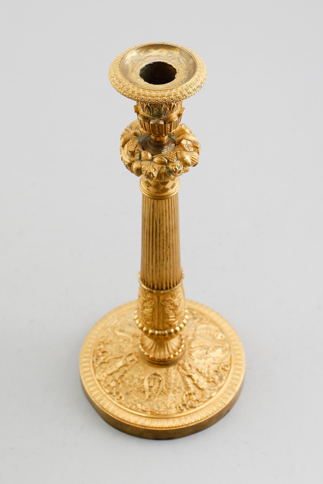 LJUSSTAKE, empire, 1800-talets första hälft.