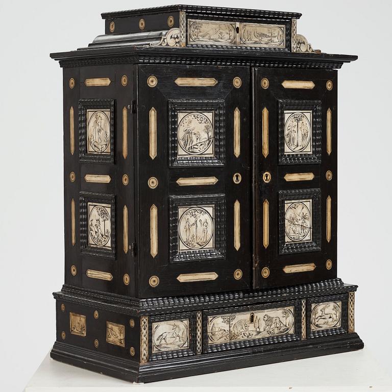 A Swedish cabinet from the late 17th century.