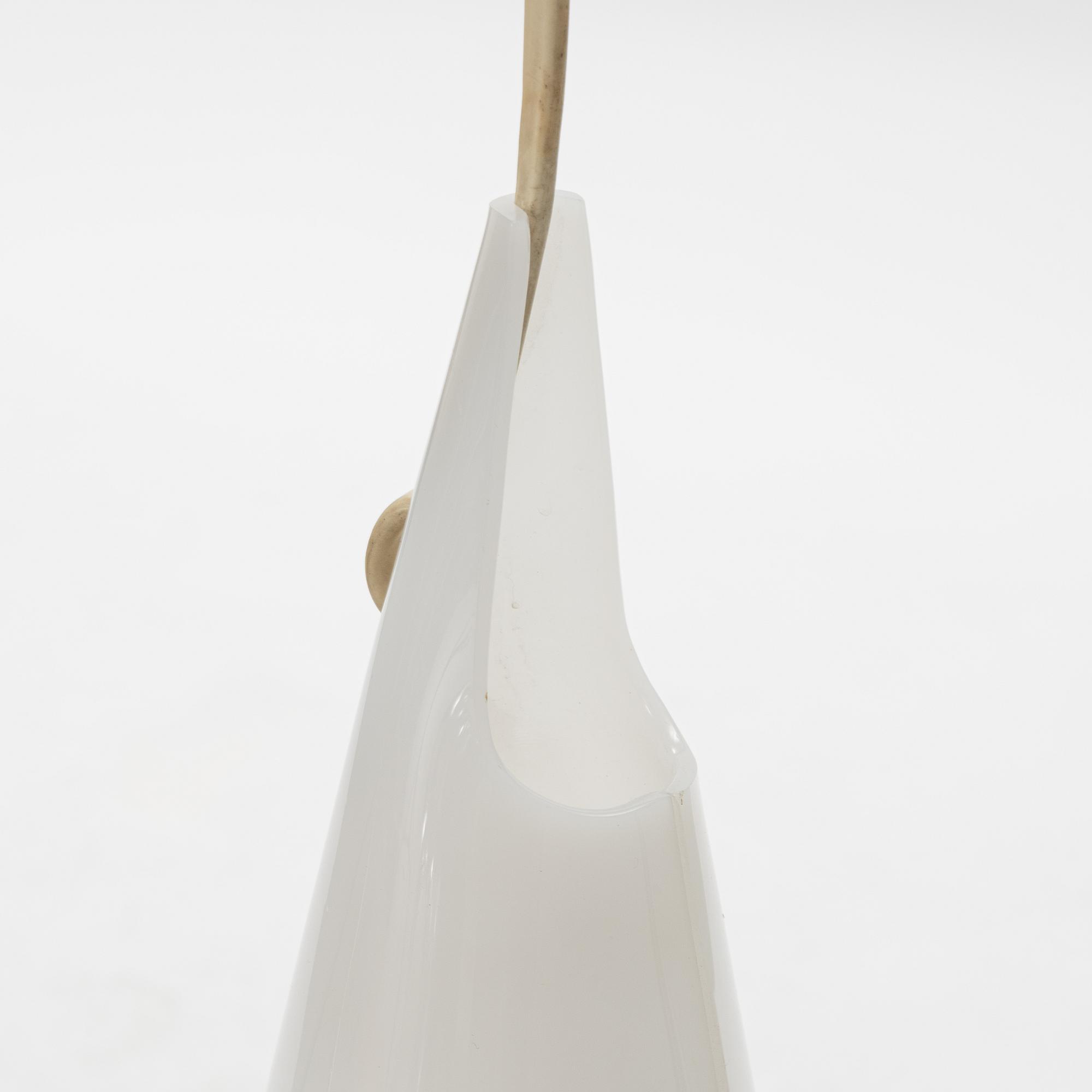 A Swedish teak wall lamp, 1950's.