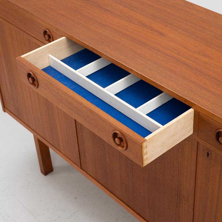 A teak-veneered sideboard, 1960's/70's.