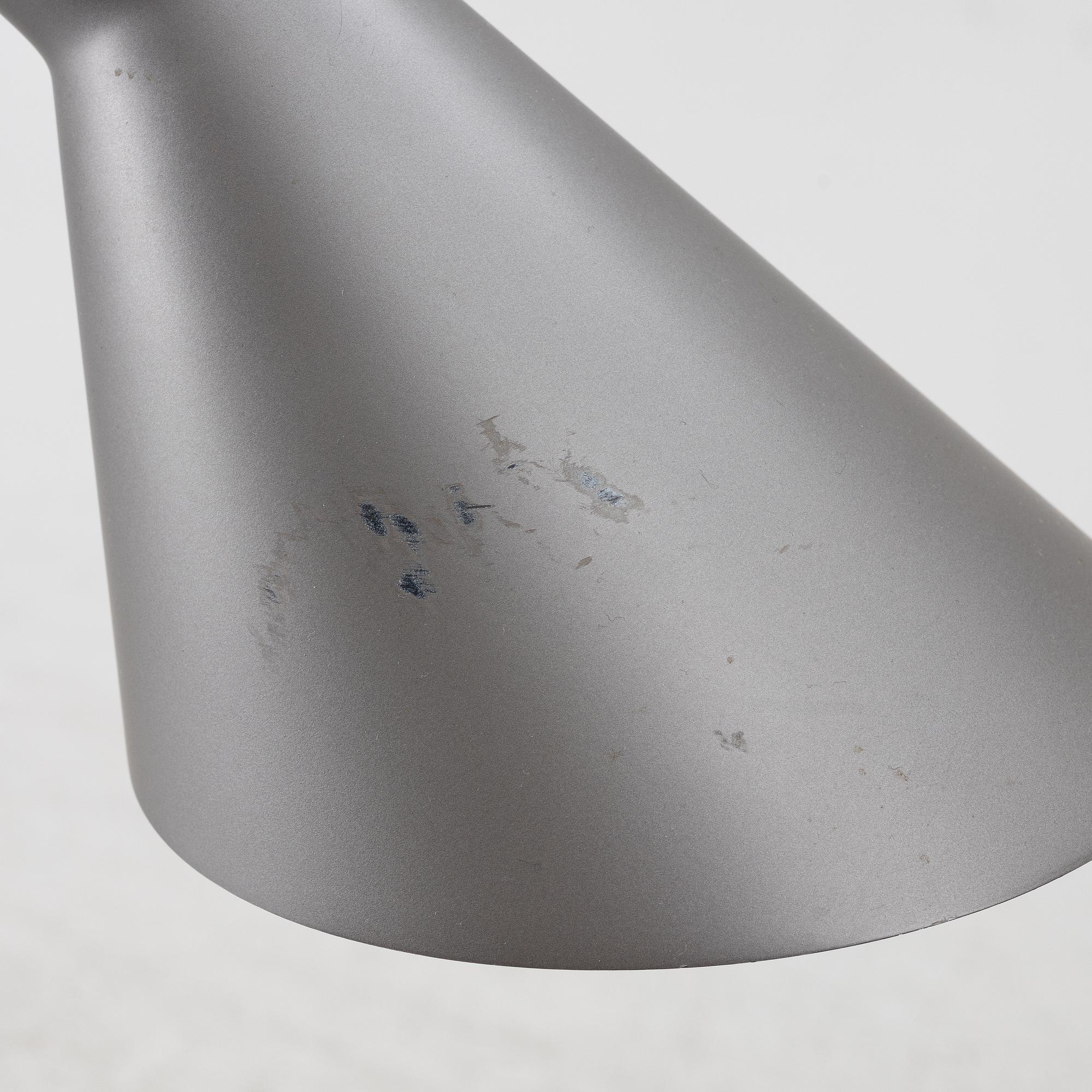 Arne Jacobsen, a pair of 'AJ' floor lamps, Louis Poulsen, Denmark.