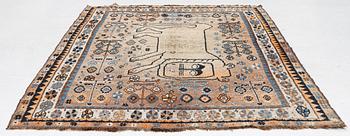 Carpet, Qashqai, lion, second half of the 19th century.