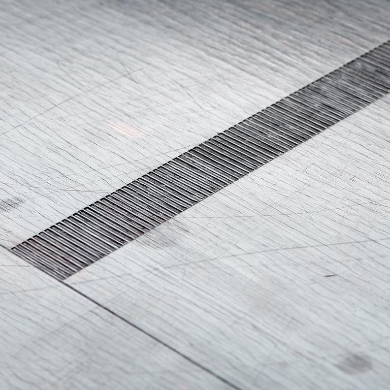 Hjalmar Jackson, A Hjalmar Jackson ebony and pearwood desk/library table, Stockholm ca 1934.