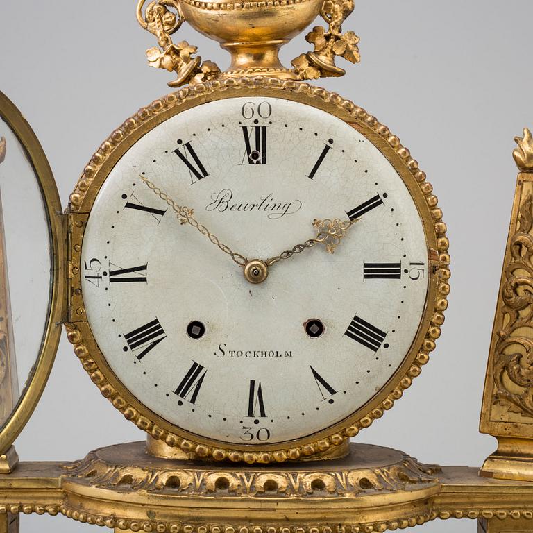 BORDSPENDYL, sengustavianskt stockholmsarbete, omkring år 1800.