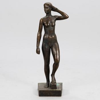 VILJO SAVIKURKI, sculpture, bronze, signed and dated -57.