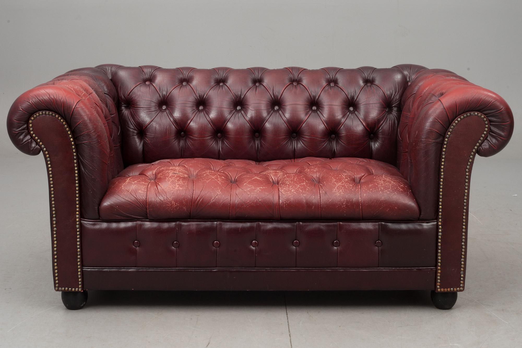 SOFFA, Chesterfield, 1900-talets andra hälft.