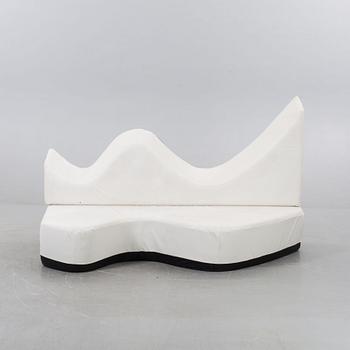 SOFA, sculptural, 2 parts. 1970s.