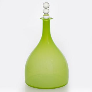 Nanny Still, a glass 'Tzarina' carafe, signed Riihimäen Lasi Oy Nanny Still.