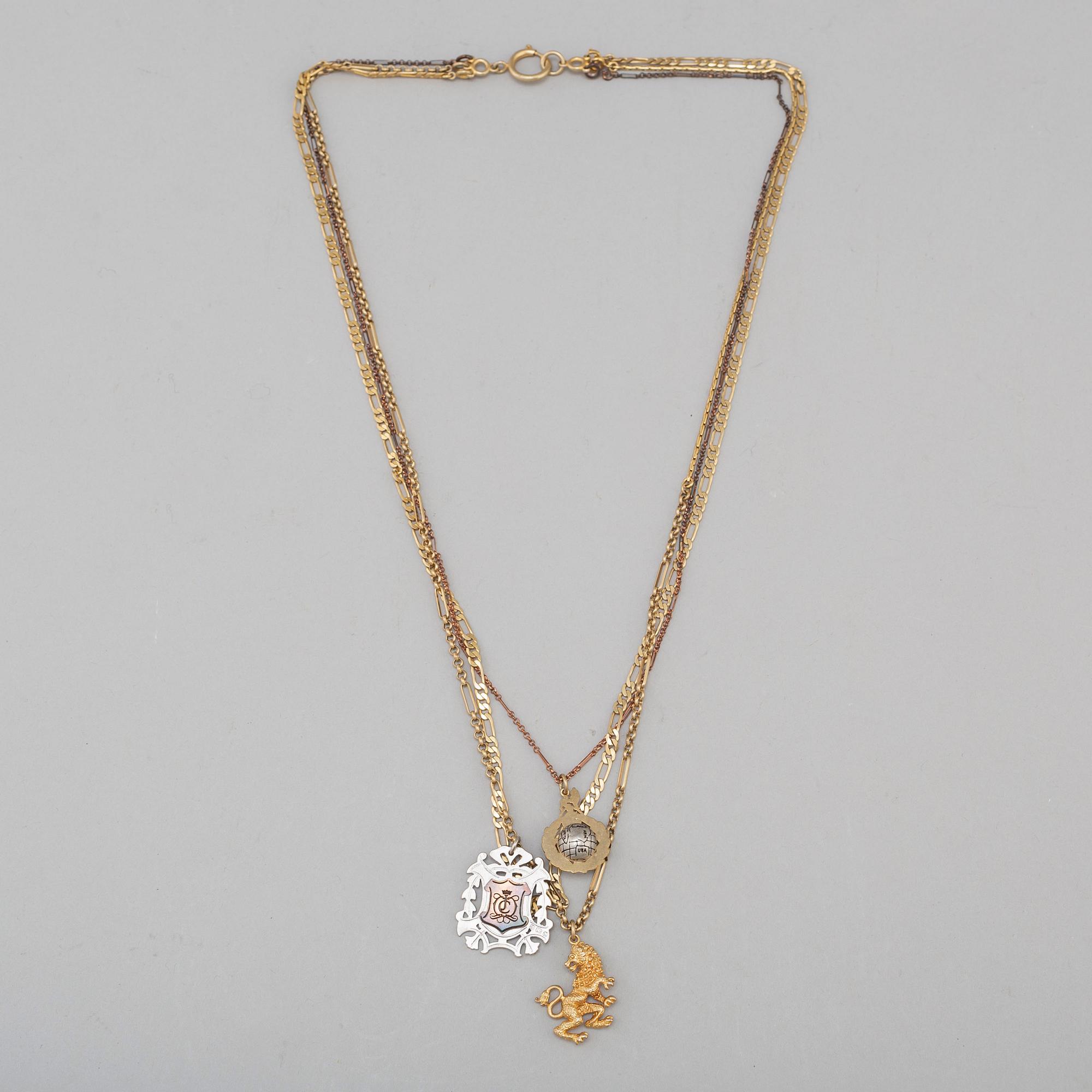 JUICY COUTURE, halsband och armband, metall och textil, 2000-tal.