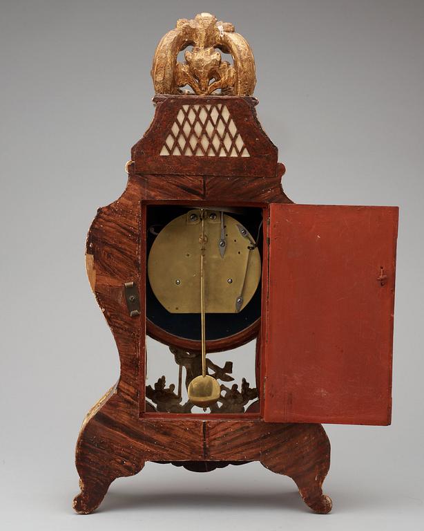 A Swedish Rococo bracket clock by P. Ernst.