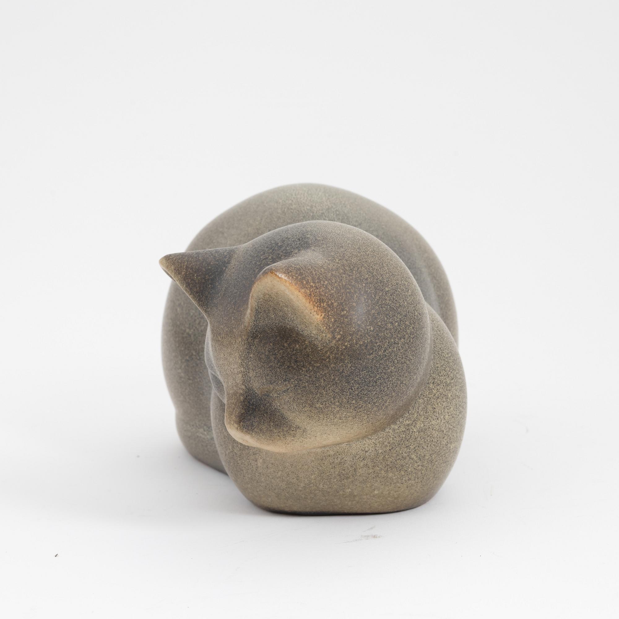 Lisa Larson, skulptur, stengods, "Moses", K-Studion, signerad.