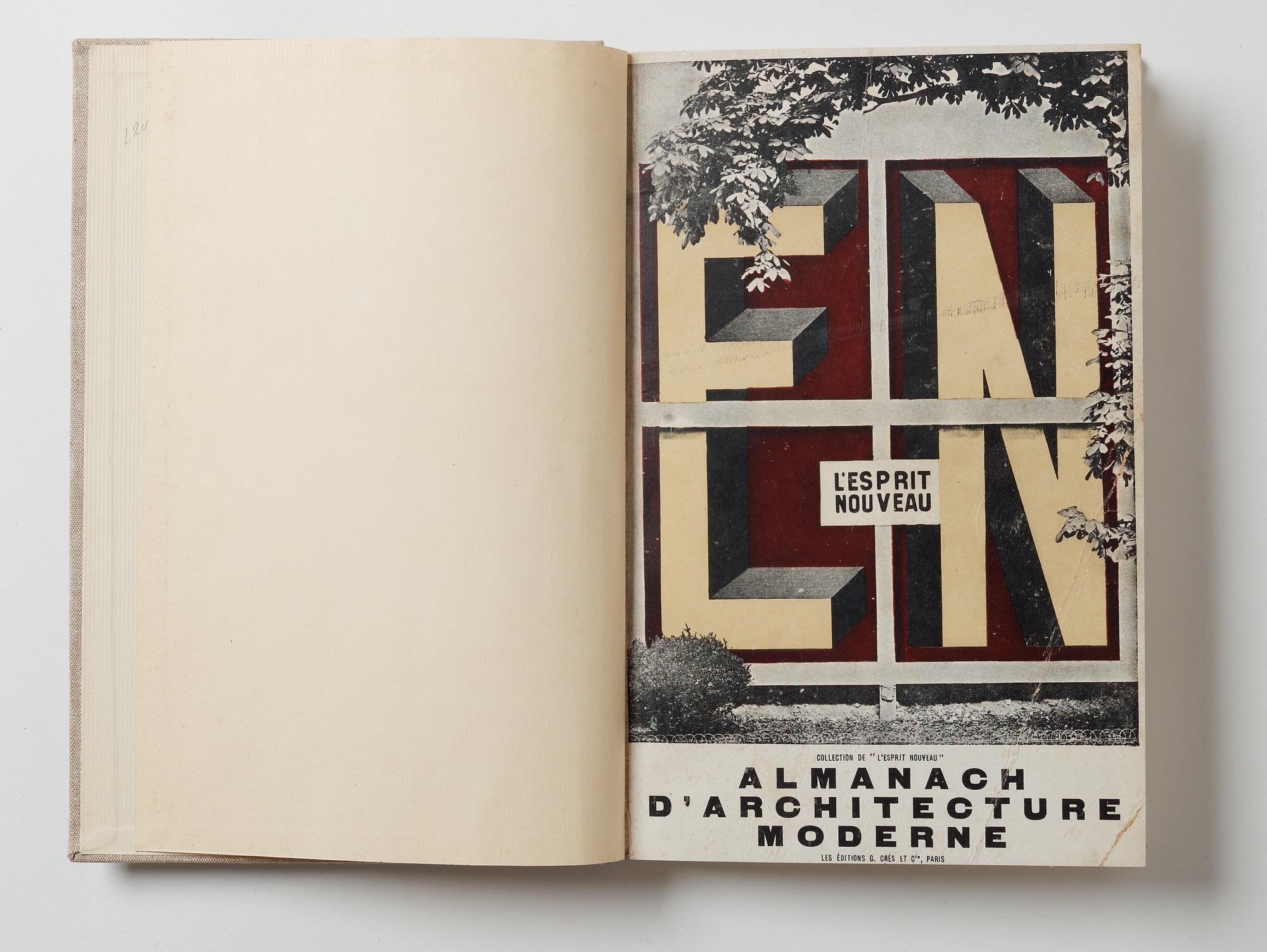 LE CORBUSIER, 'Collection de l'Esprit Nouveau', 5 vol.