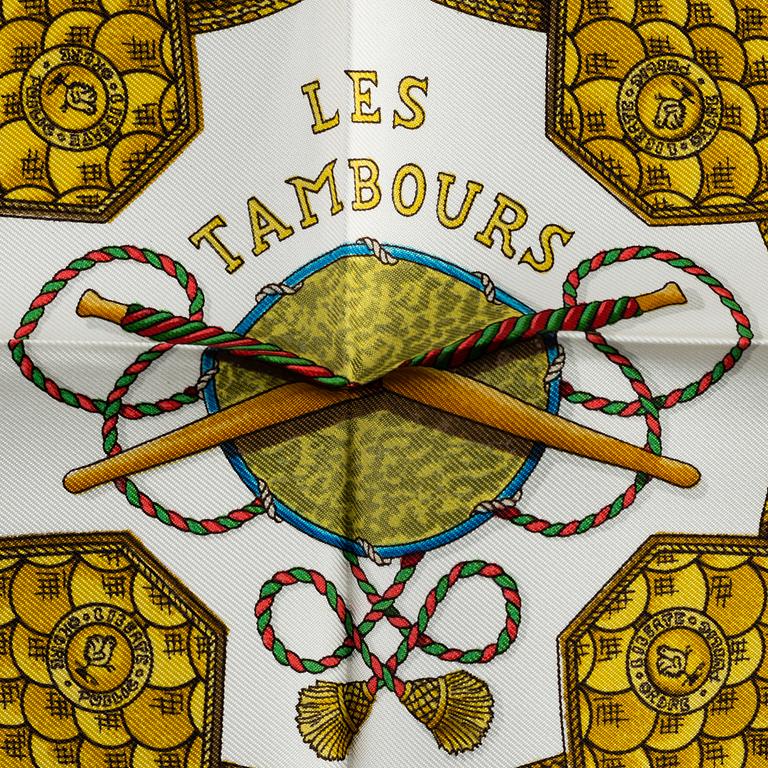 HERMÈS, "Les Tambours", SCARF.