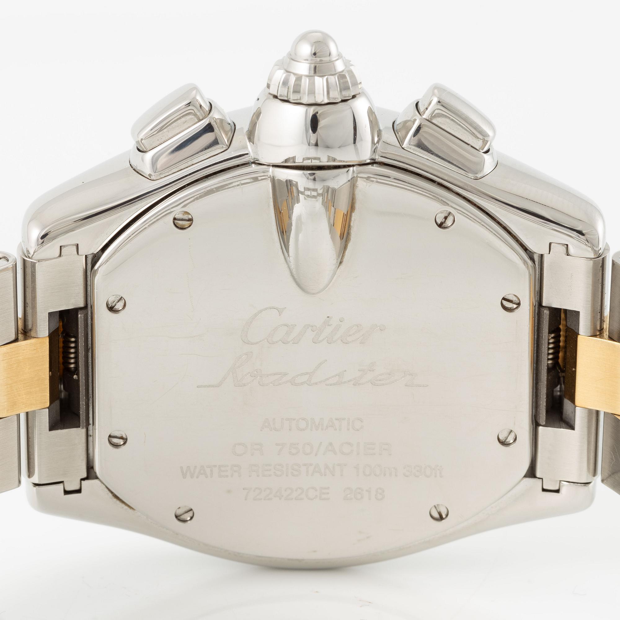 Cartier, Roadster XL, chronograph, ca 2005.