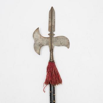 A  decorative halberd, 19th Century.