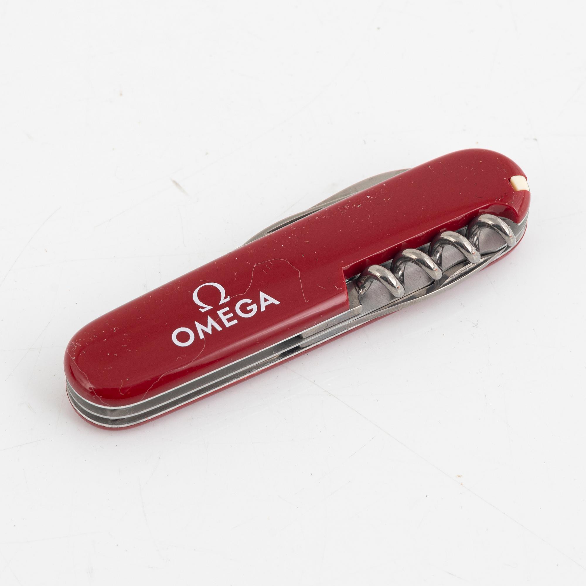 Omega, weekendväska, necessär, multiverktyg.