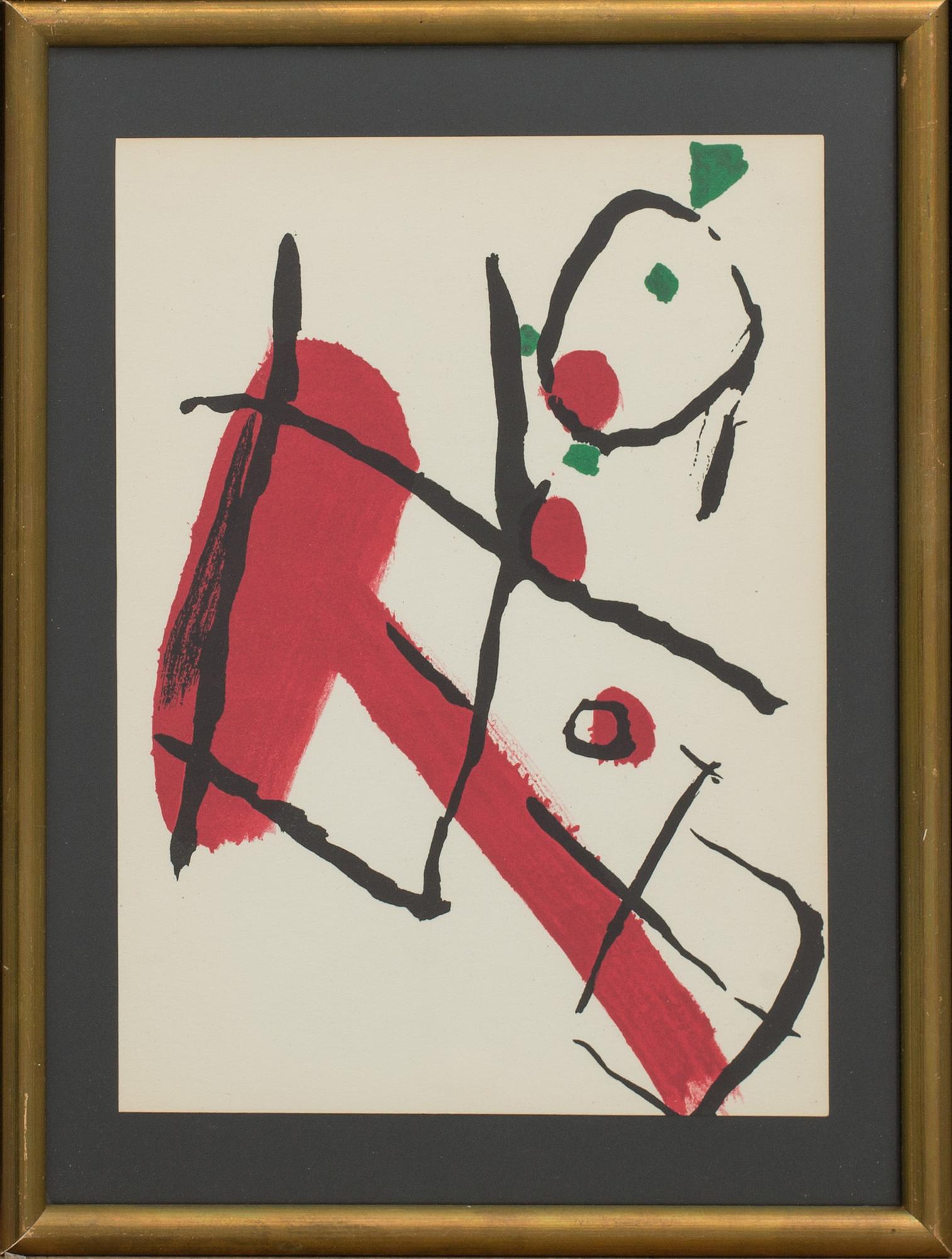 PIERRE TAL-COAT, colour lithographe, published 1966 by Maeght and Gallery Redfern, London.