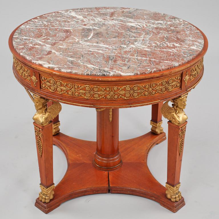 SALONGSBORD, AB Axel Beckmans Möbelfabrik, Norrköping, empire-stil, tidigt 1900-tal.