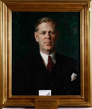 TÄGTSTRÖM, DAVID. Olja på duk, sign o dat 1941.