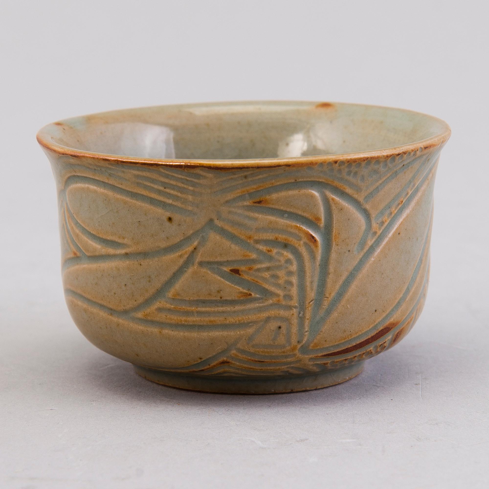 AXEL SALTO, a stoneware bowl signed Salto. Royal Copenhagen Denmark.