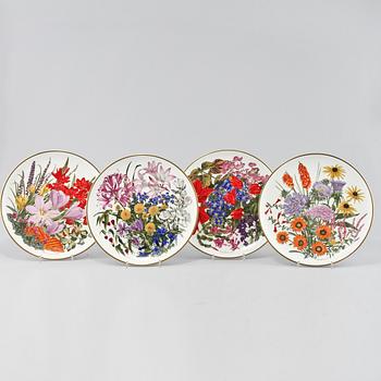 TALLRIKAR, 12 st, porslin, Franklin Porcelain Wedgwood England, 1977-78.