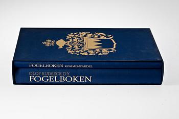 BOK, 2 band, "Fogelboken", Olof Rudbeck dy, René Coeckelberghs Bokförlag, Stockholm, 1985.