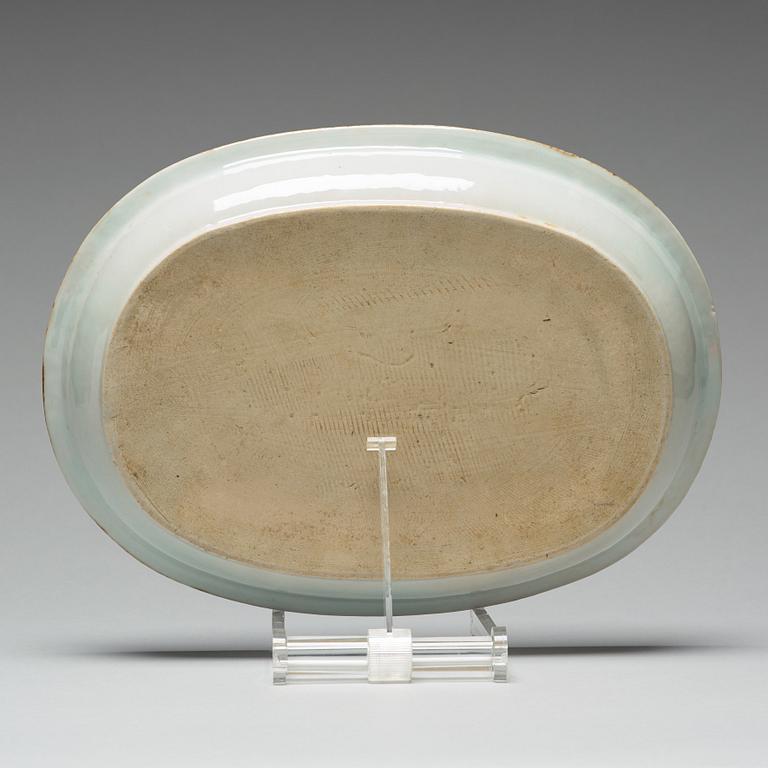 FAT, kompaniporslin. Qingdynastin, Qianlong (1736-95).