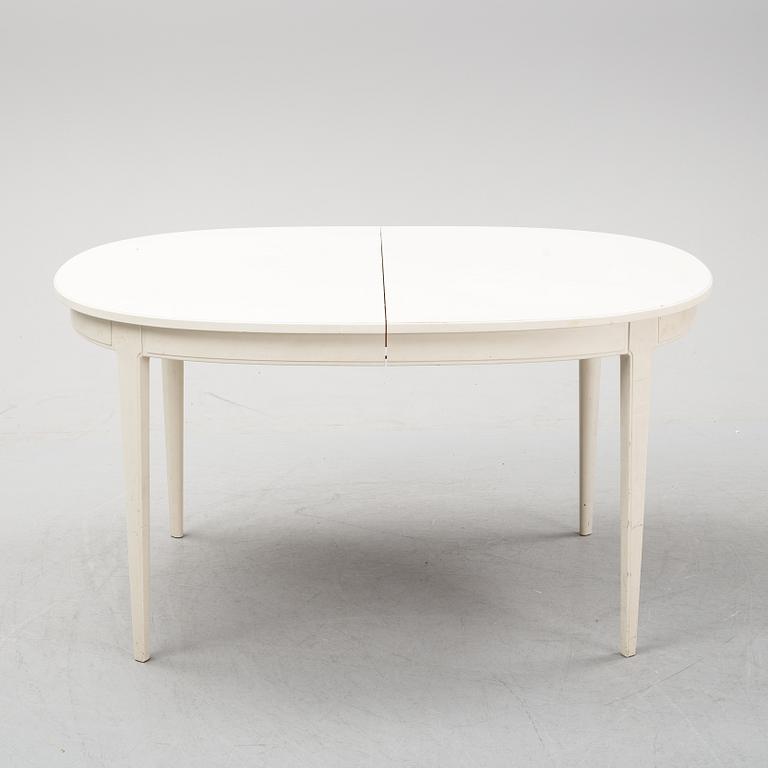 Carl Malmsten, matbord, stolar 4 st, karmstolar 2 st, "Herrgården", Bodafors, 1900-talet andra hälft.