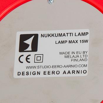Eero Aarnio, pöytävalaisin, "Nukkumatti, Melaja Oy 2010.