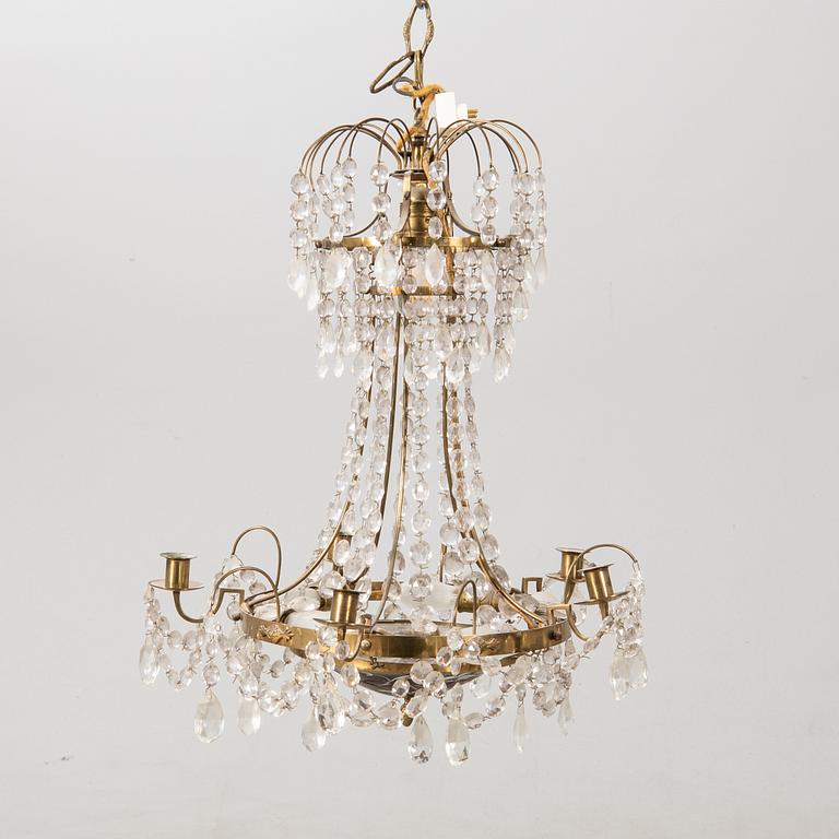 Ljuskrona Gustaviansk stil 1900-tal.