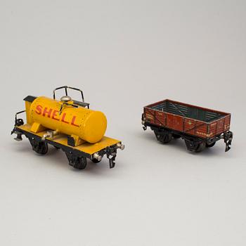 TÅGSET, Märklin, 6+2 delar, Tyskland 1900-talets första hälft.