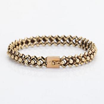 A 14K gold bracelet. Finnish import marks.