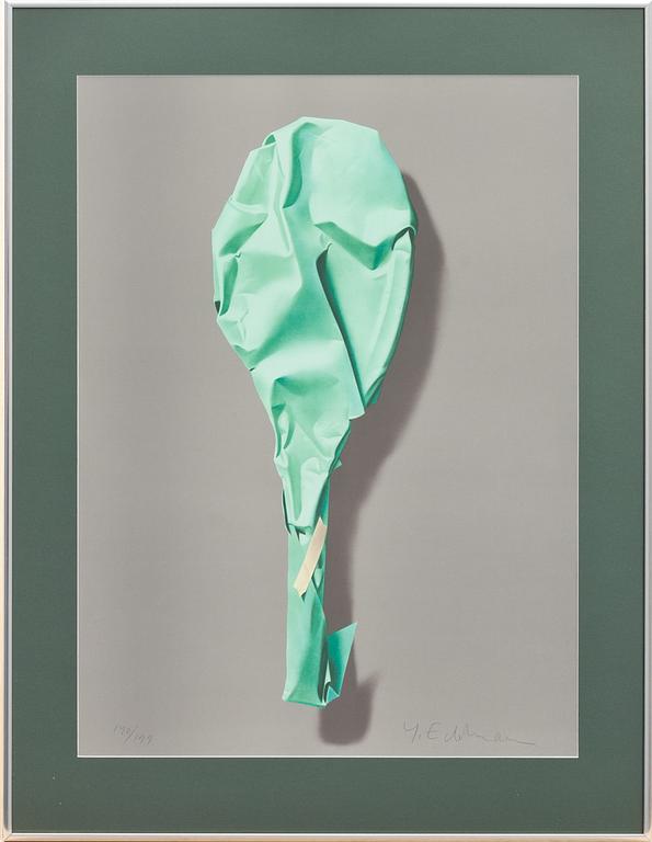 YRJÖ EDELMANN, färglitografi, signerad och numrerad 140/199.