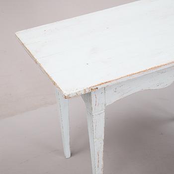 A painted table, 19th Century.