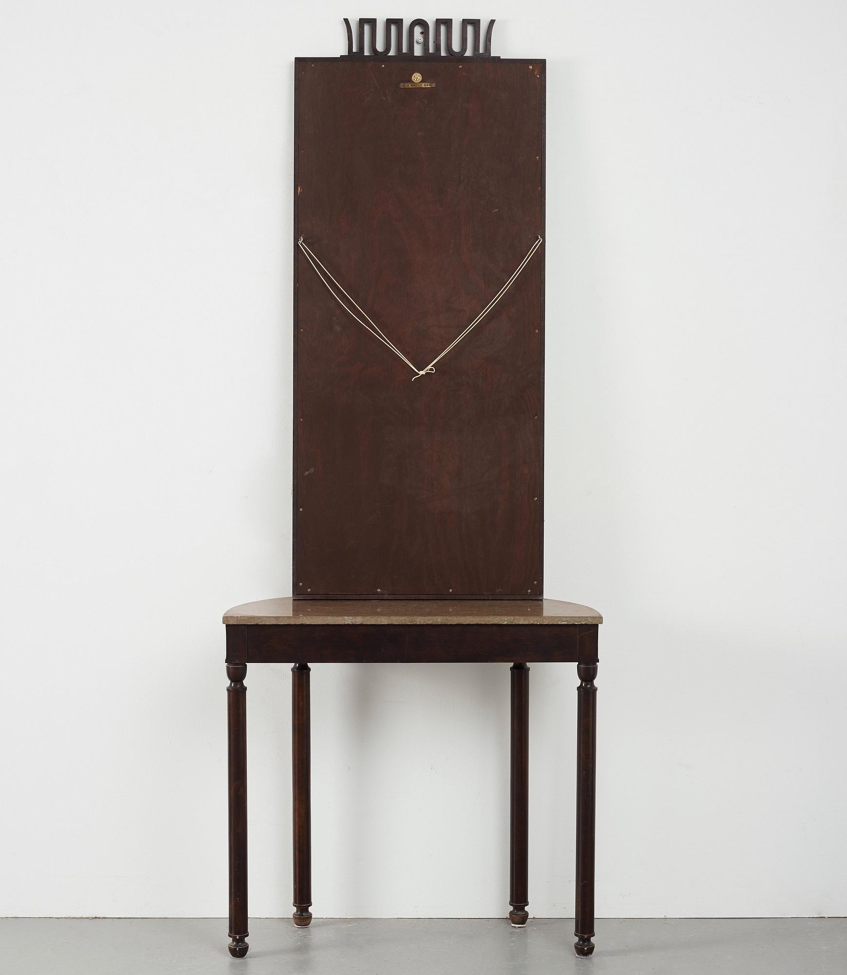 Axel Einar Hjorth, konsolbord med spegel "Coolidge", Nordiska Kompaniet ca 1931.