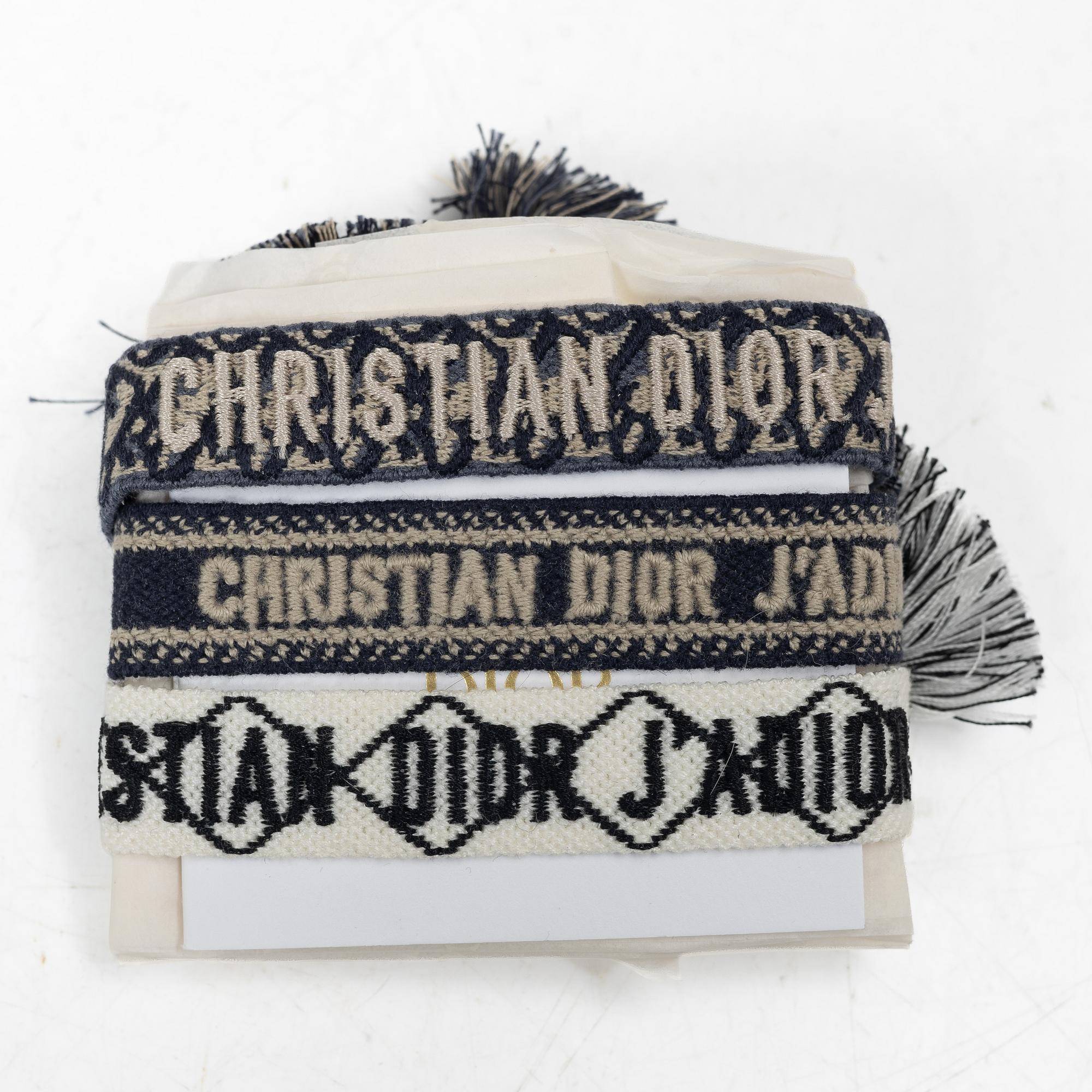 Christian Dior, armband, 3 st.