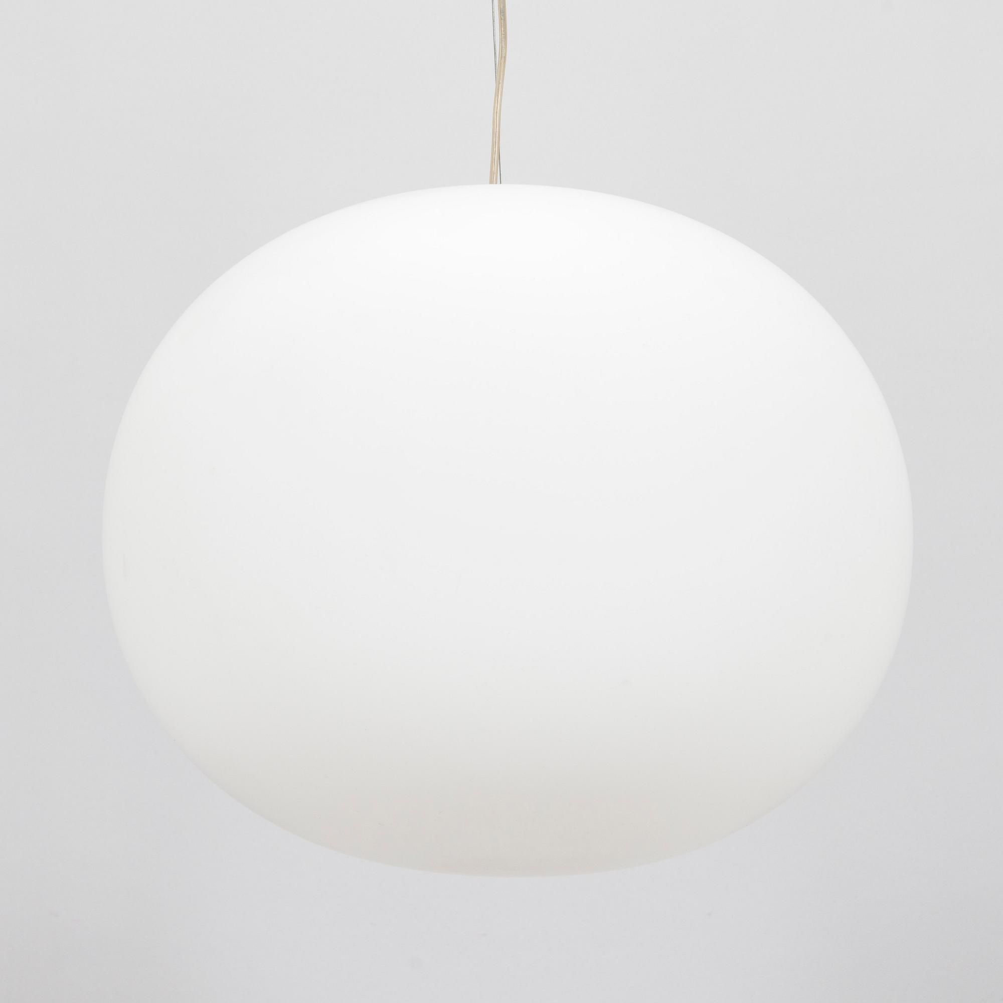 Jasper Morrison, a "Glo-Ball S2" pendant light for Flos, Italy.