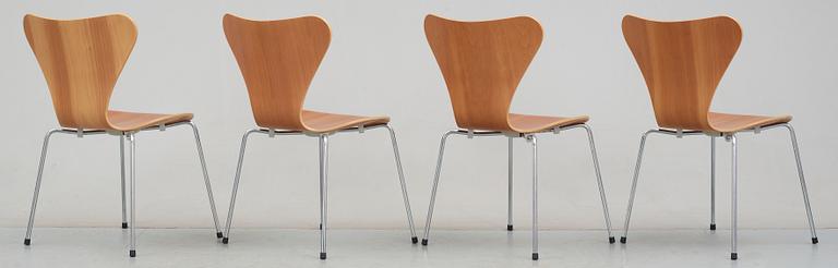 STOLAR, 4 st, "Sjuan" Arne Jacobsen, Fritz Hansen, 1999.
