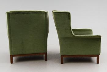 FÅTÖLJER, 1 par, Arne Norell, Norell möbler Aneby, 1900-talets andra hälft.