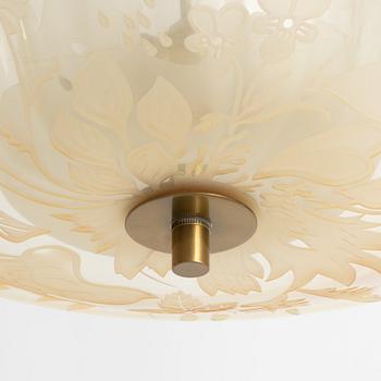 A Swedish Modern ceiling lamp, 1940's.