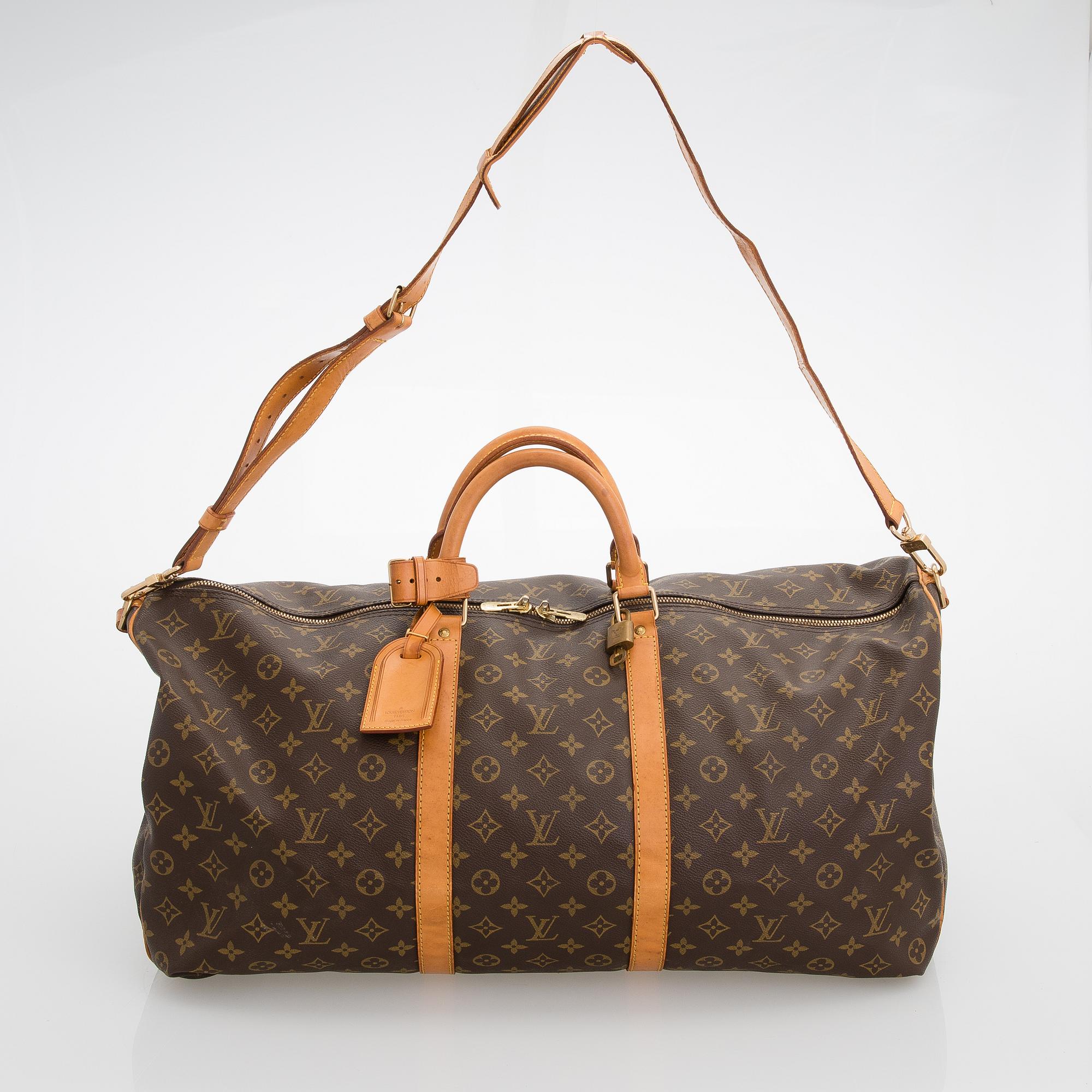 Louis Vuitton, Monogram 'Keepall 60 Bandoulière' weekendbag.