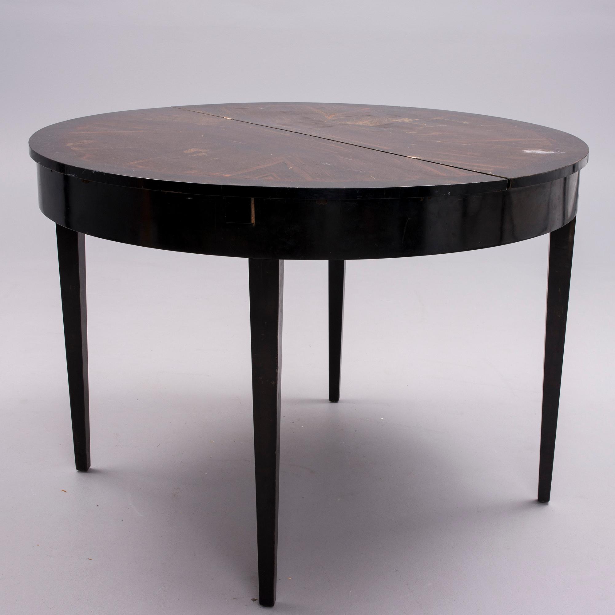 MATBORD samt STOLAR, 6 st, art déco, 1920-tal.