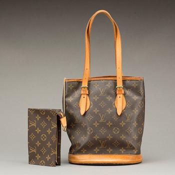 HANDVÄSKA, "Petite Bucket", Louis Vuitton.