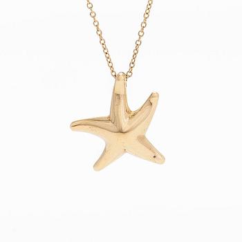 Tiffany, Elsa Peretti, an 18K gold 'Starfish' necklace.